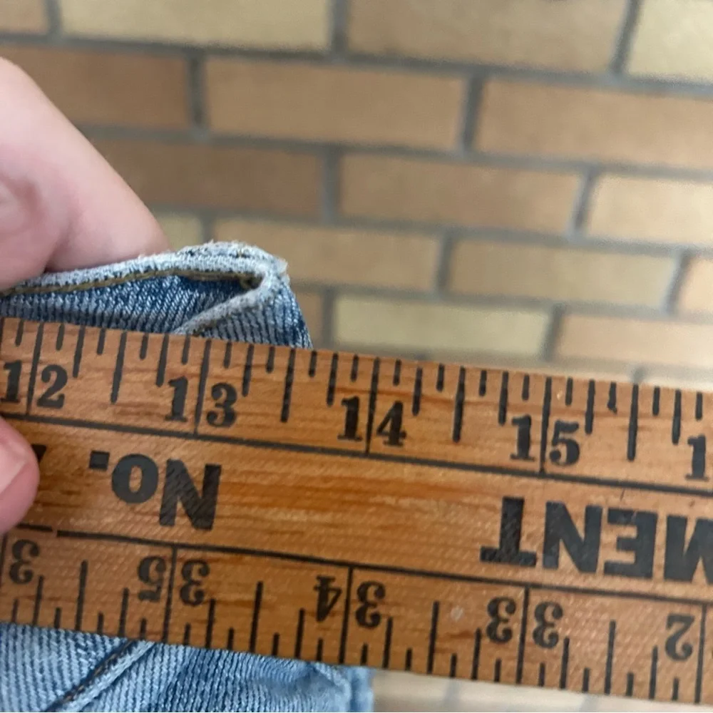 RE/DONE Originals 70s Stove Pipe in Light Destroyed 20 - Straight Leg Size 26 - Picture 10 of 11